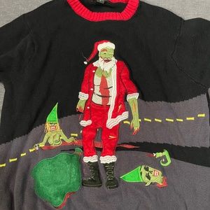 Blizzard Bay Zombies Christmas Sweater for Men L/G